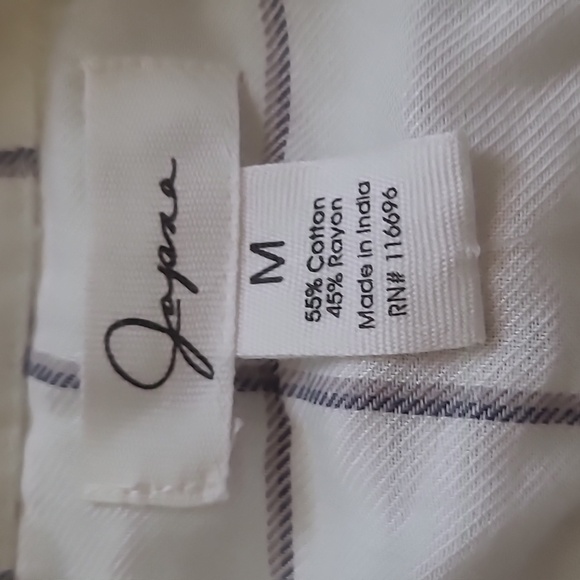 🍋 Japna Women’s Short Sleeve Button Down Size Medium - Picture 2 of 6